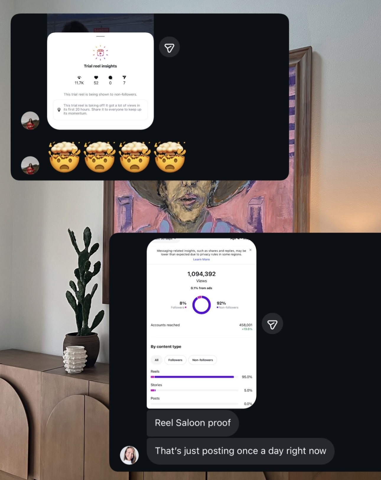 real student result screenshot