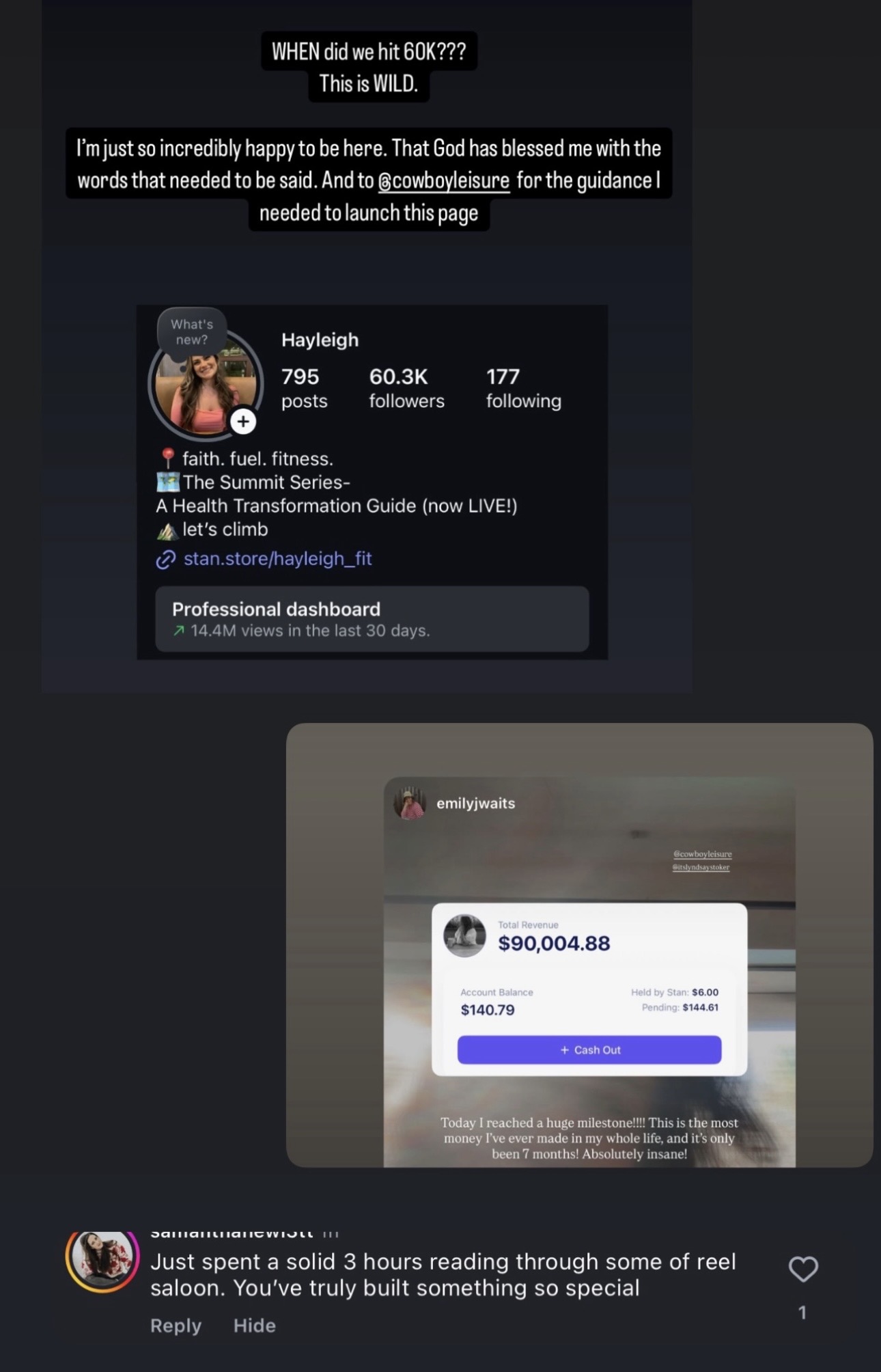 real student result screenshot